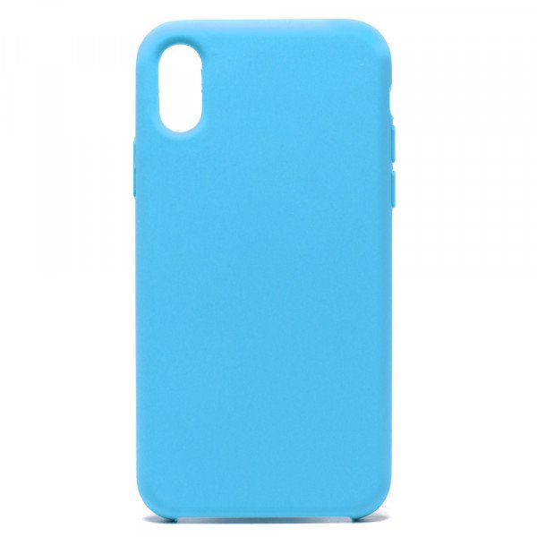 Wholesale iPhone Xs / X (Ten) Pro Silicone Hard Case (Water Blue)